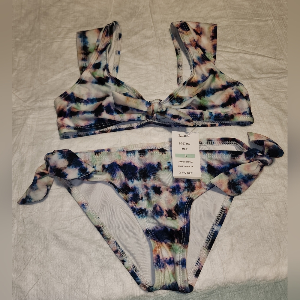 Splendid Multi "Going Coastal" 2pc Bikini/ Size 8girls